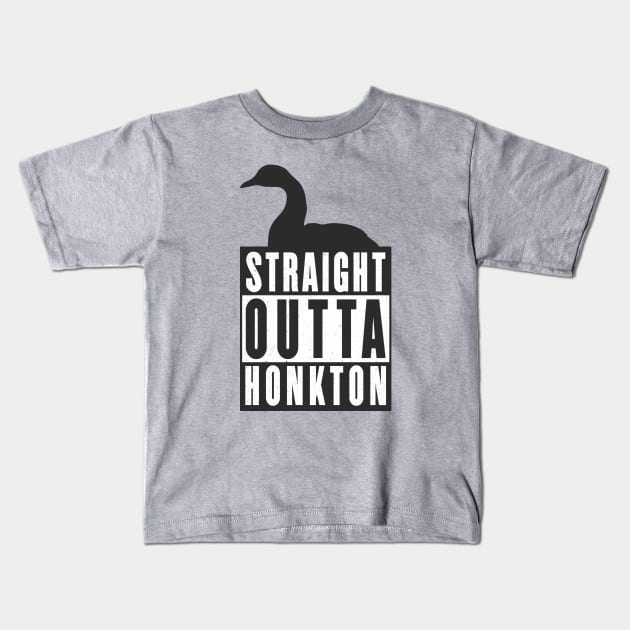 Straight Outta Honkton Kids T-Shirt by OnlyGeeses